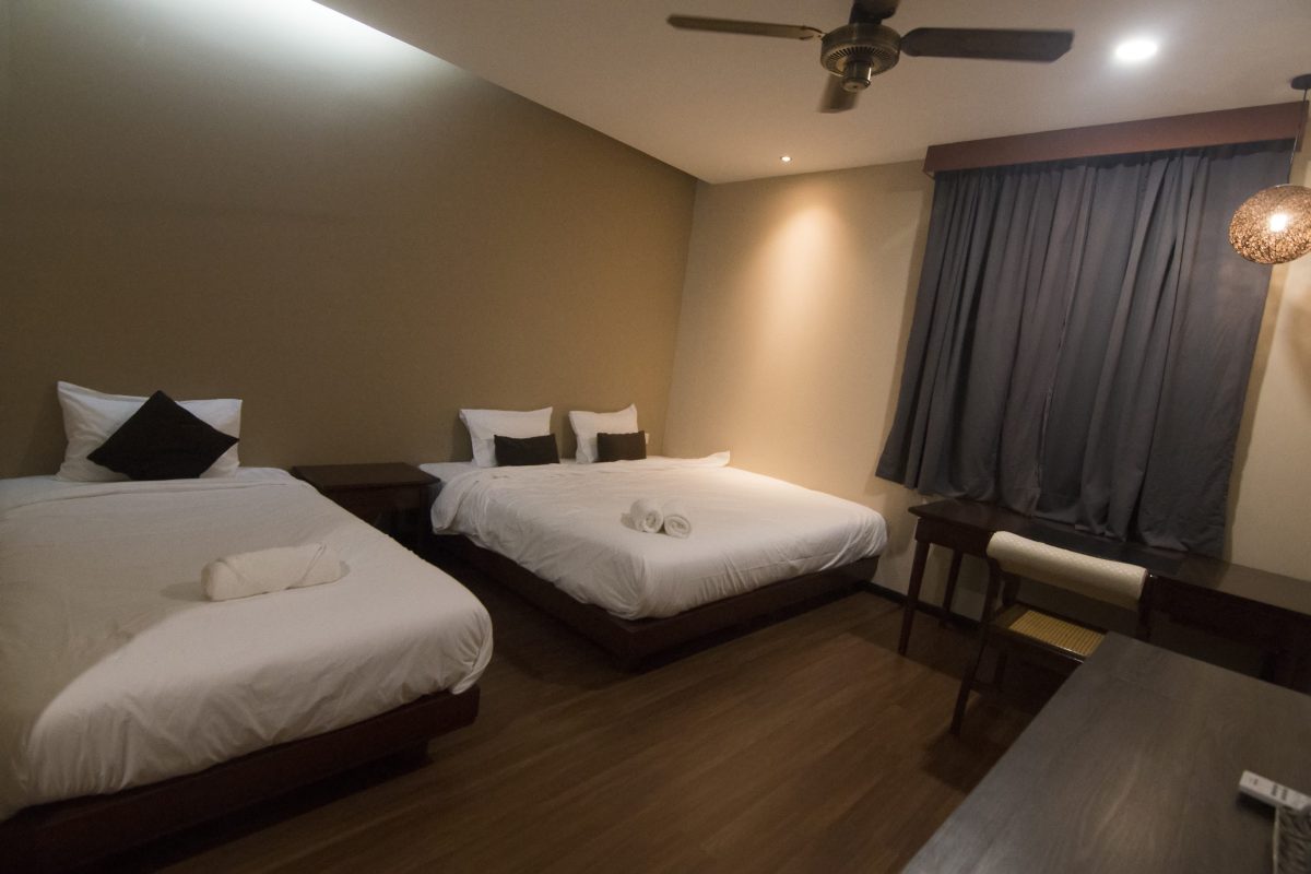 Luxury Triple Room With Garden view